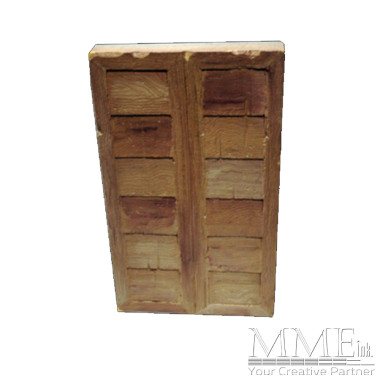 Light Brown Wood Window