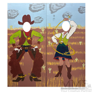 Western Couple Cutouts