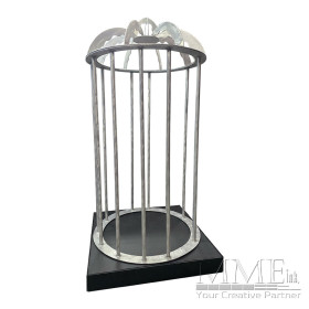 Go Go Dancer Cage - Silver
