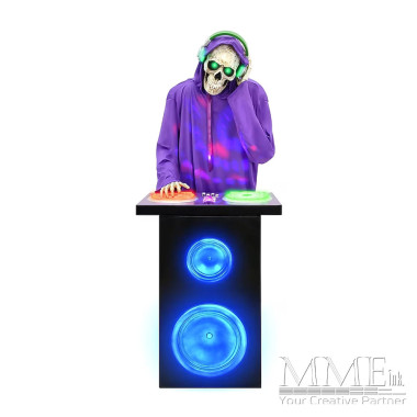 Bluetooth Reaper DJ Skeleton Animatronic