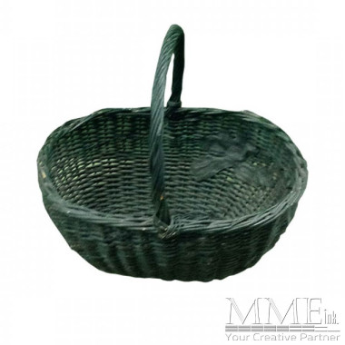 Green Egg Shaped Weave Basket