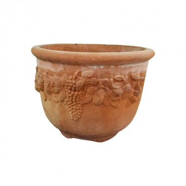 Terracotta Pot with Design