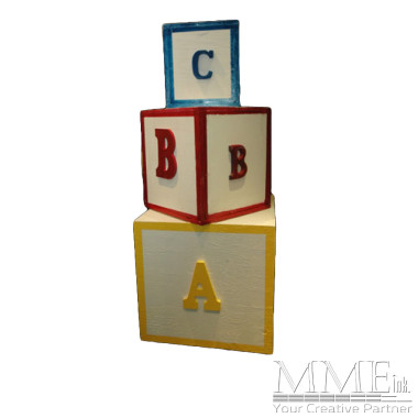 Oversized Wooden ABC Blocks