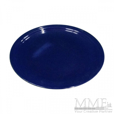 Round Blue Plate