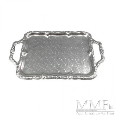Flat Silver Serving Tray