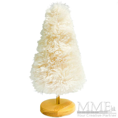 Small White Flocked Tree