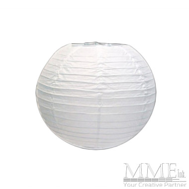 Round White Chinese Paper Lantern