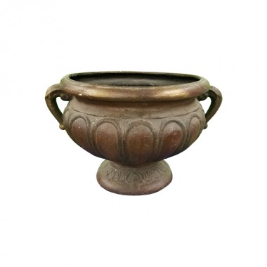 Wide Faux Copper Pot