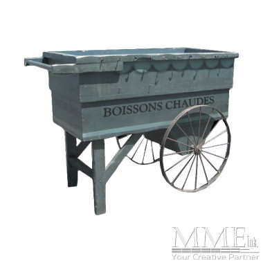 Wooden Antique push cart